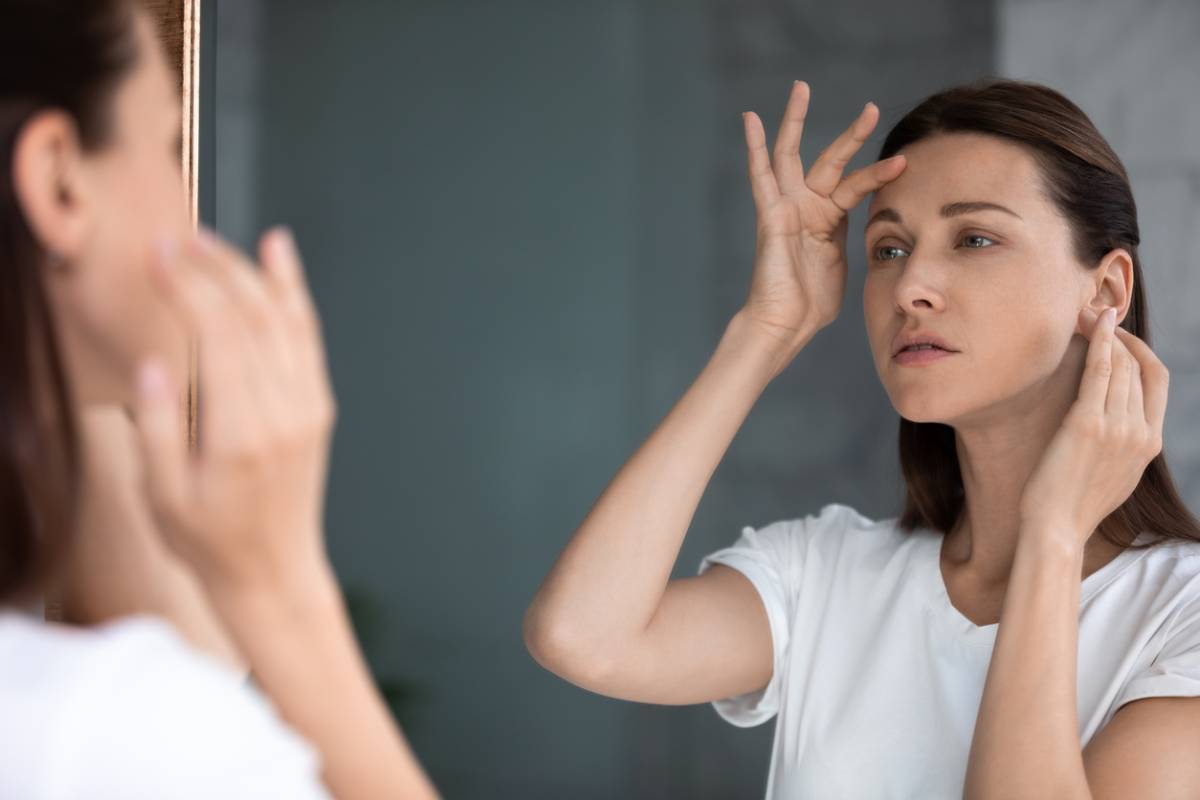 concept of woman wondering if 30 is too young for a brow lift